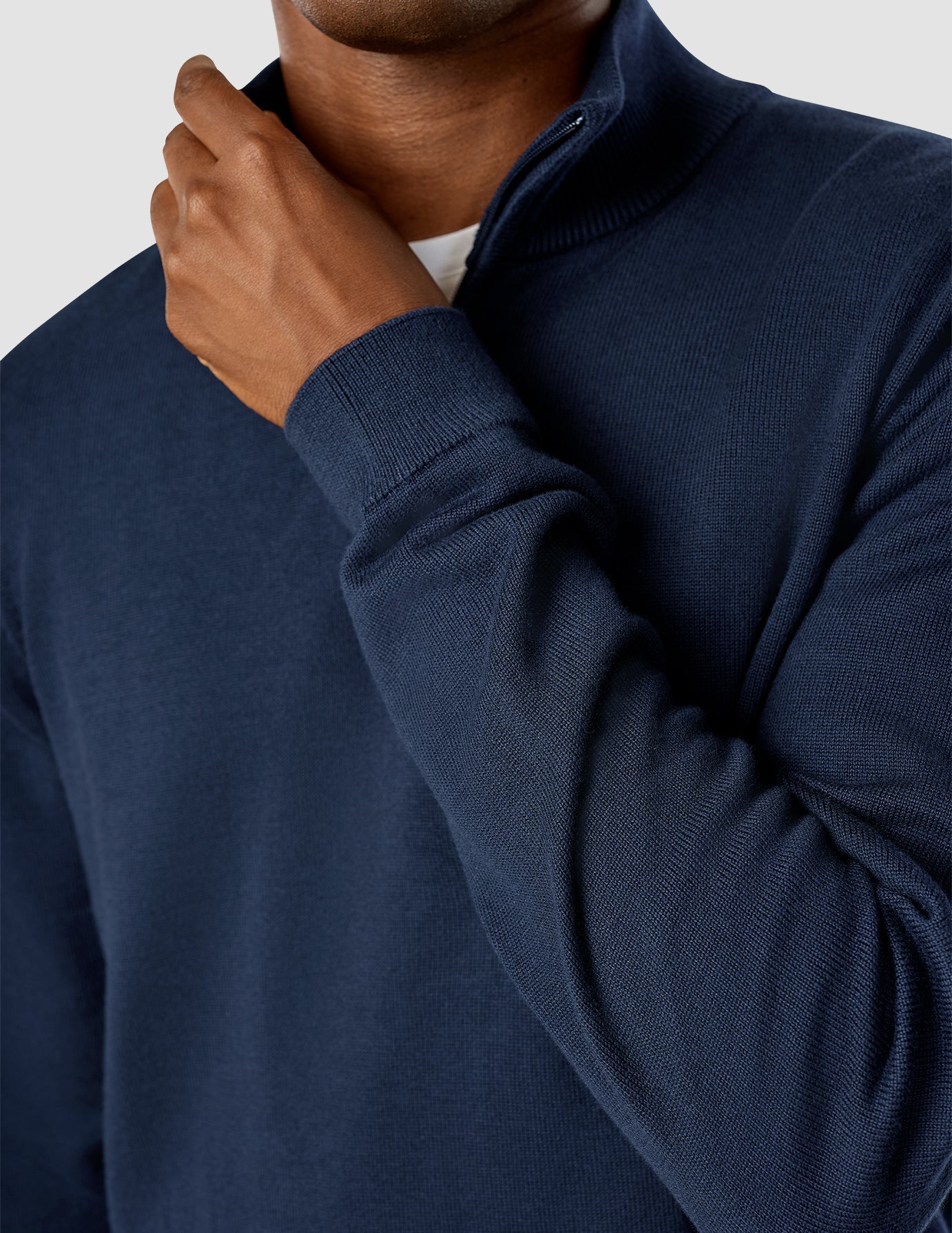 Everyday Knit Half Zip Navy